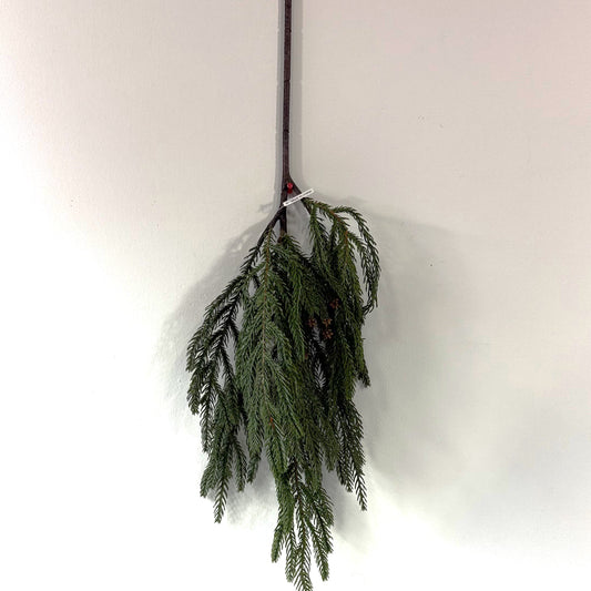 33" Norfolk pine spray (set of 3)