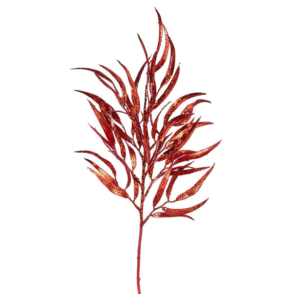 20" Glittered Grass Spray (set of 5) Silk Plant Decor and More