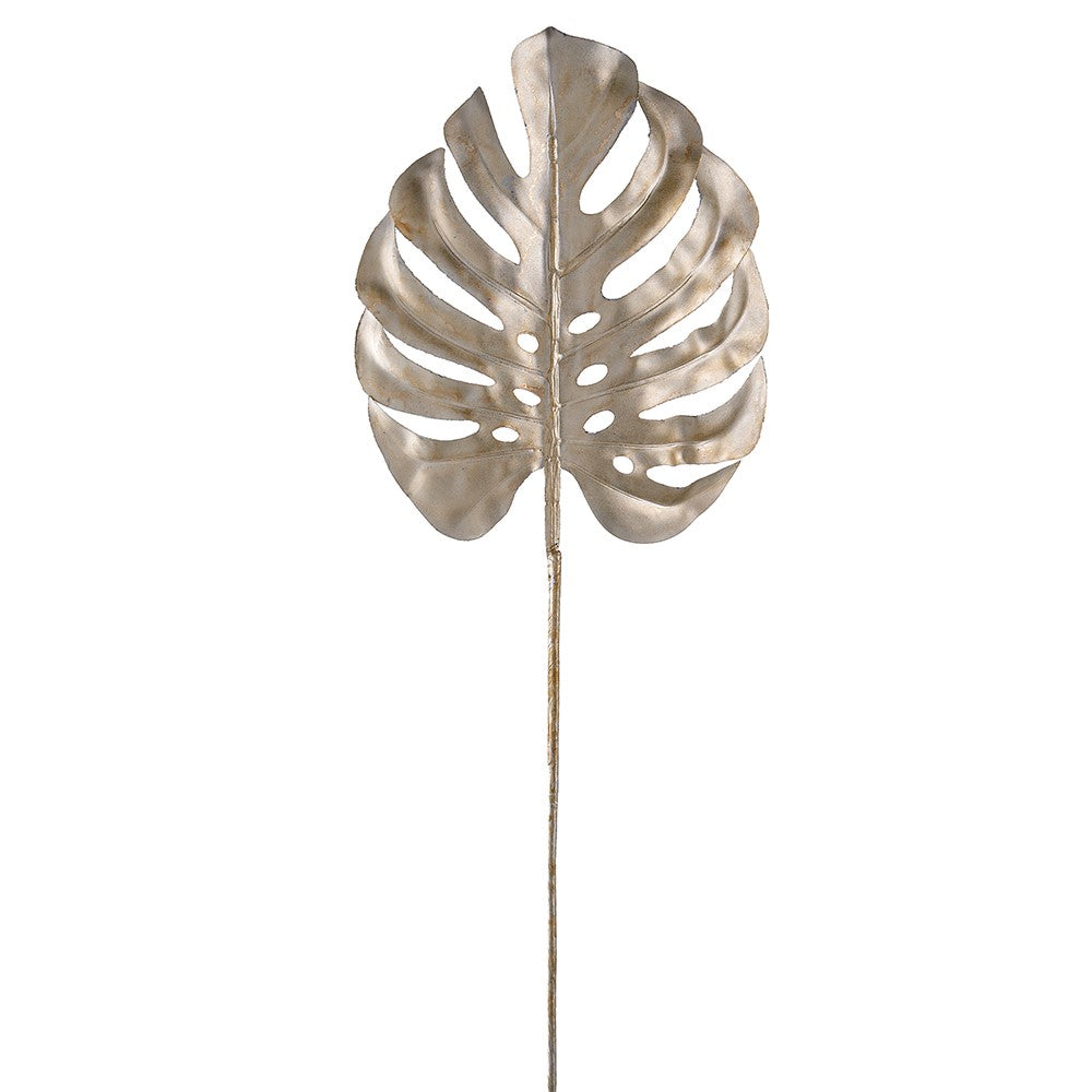 31" Metallic Split Philodendron Spray (Set of 3)