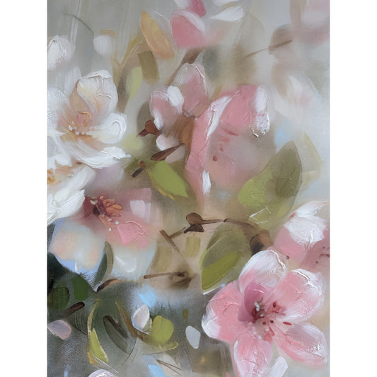Oil on Canvas Delicate Blooms
