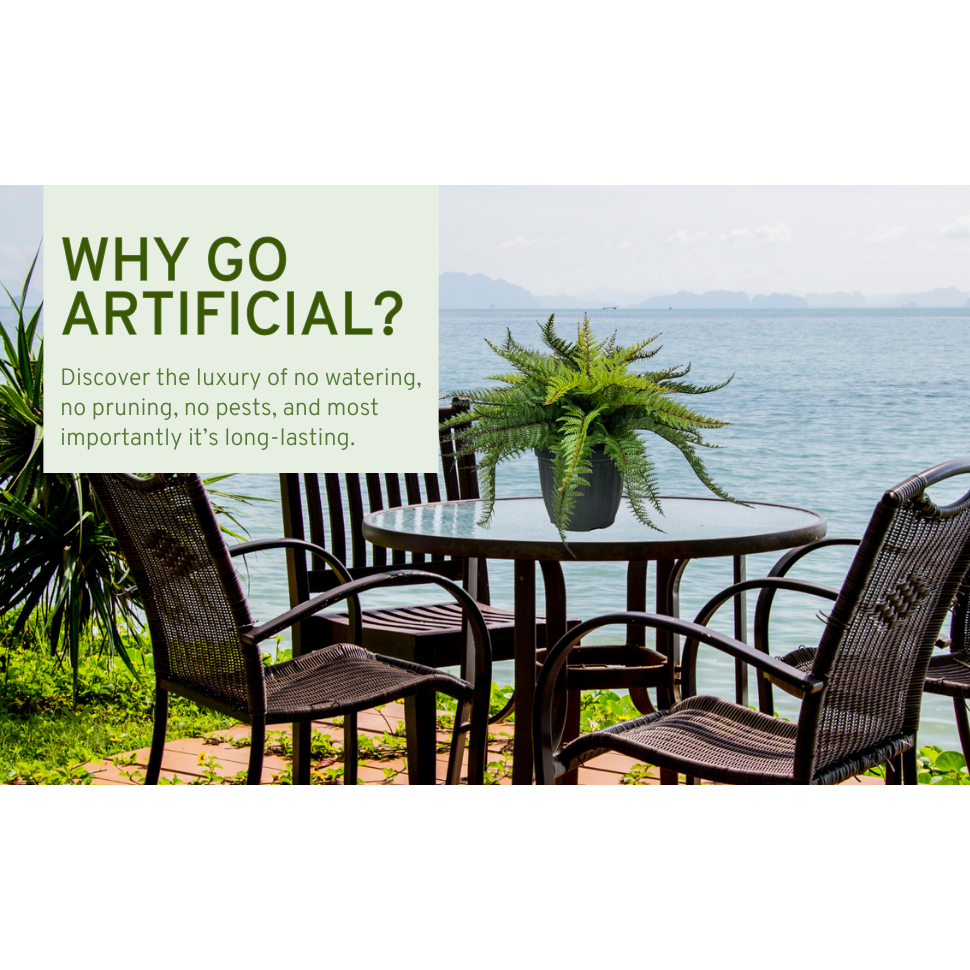 Outdoor Fern Coffee Table