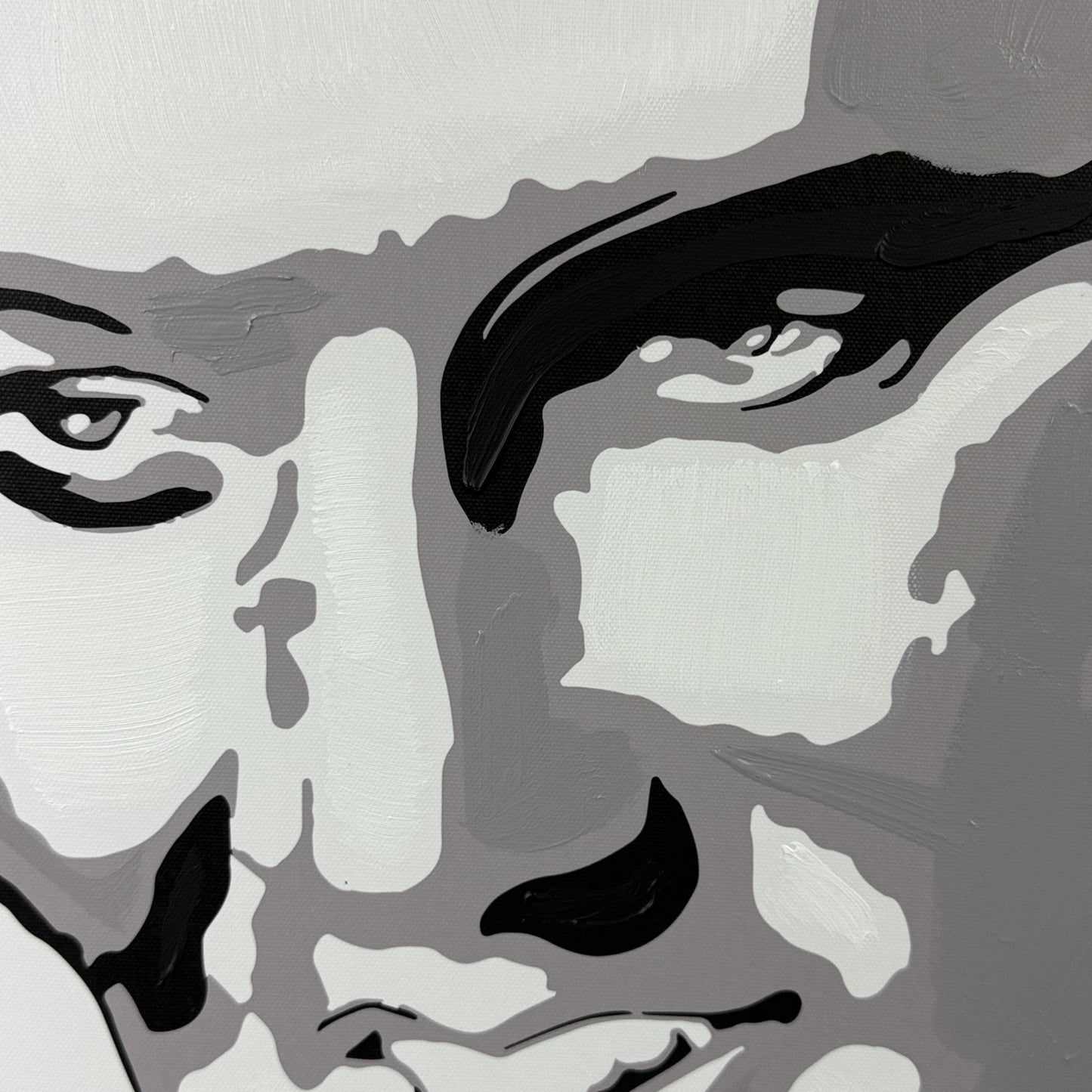 Oil on canvas Elvis