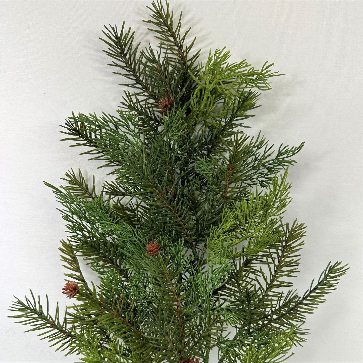 30" Mixed Pine & Cedar with Cone (Set of 2)