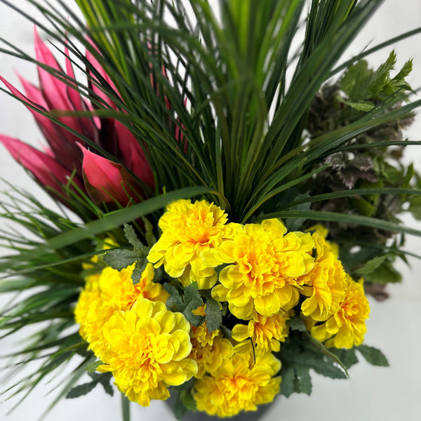 Marigold meadow Silk Plant Decor and More