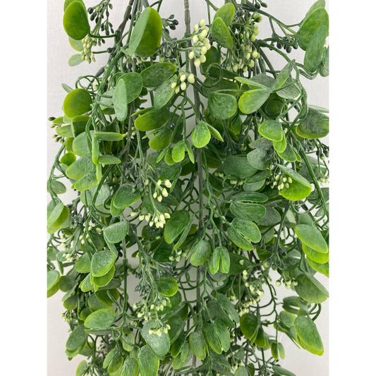 Eucalyptus seeded dusty green 32" hanging bush