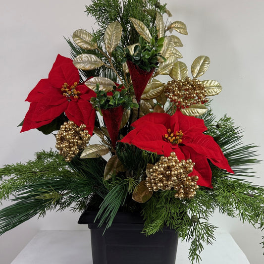 Red Glitter in 10" insert. ( instore pickup only )