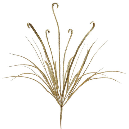 GILDED MINI Grass Bush set of 2 gold or silver