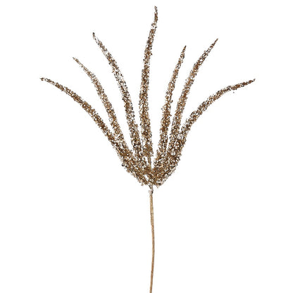 Glittered Foxtail set of 2