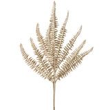 Glittered Sword Fern Spray 19" (set of 3)