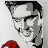 Oil on canvas Elvis