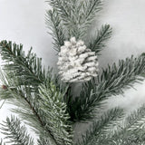 Flocked white pine spray 30" ( set of 2)