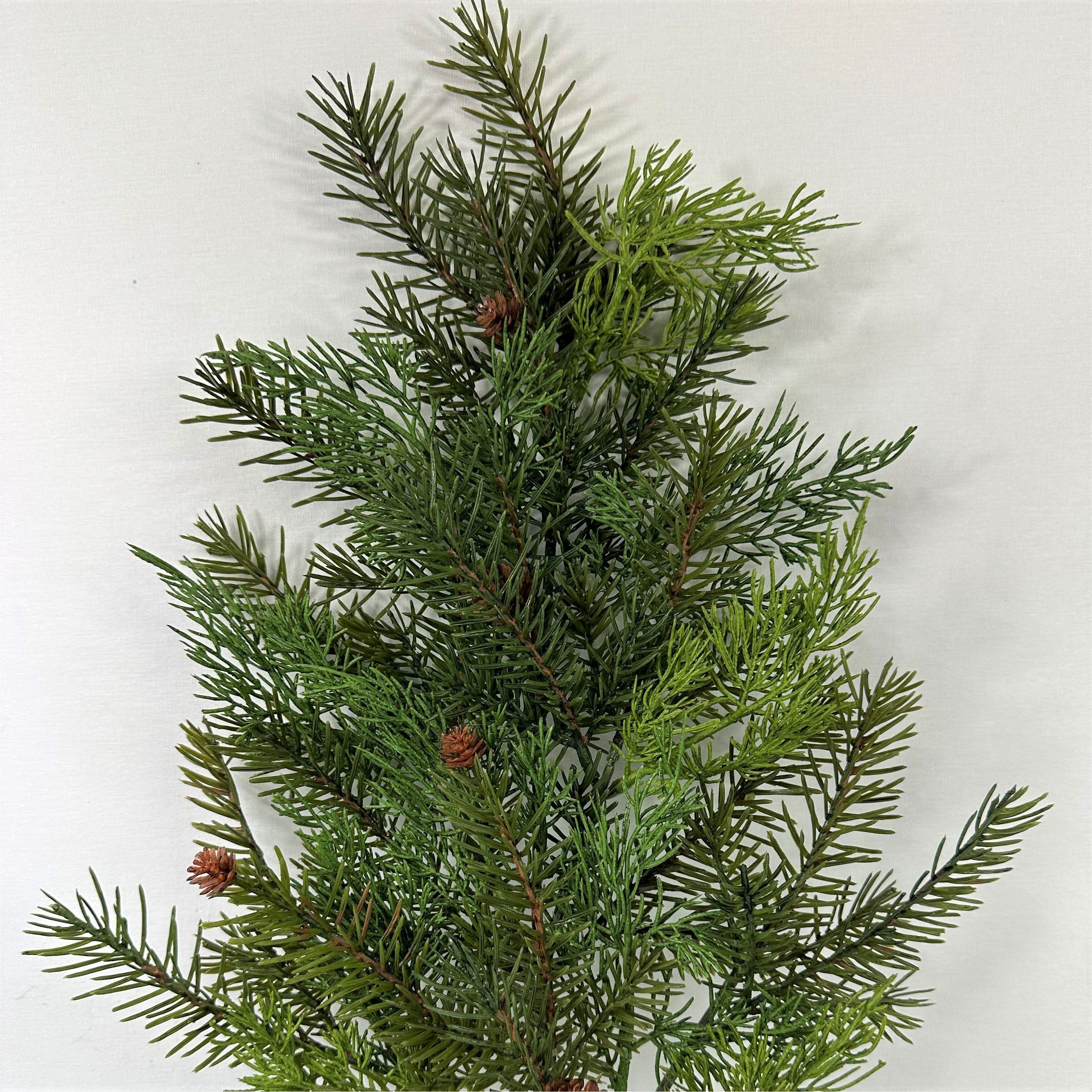 30"Mixed Pine & Cedar with cone spray x 33 (Pack of 2)
