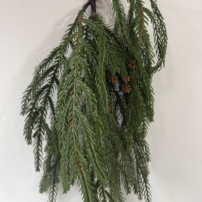 33" Norfolk pine spray  (set of 3)