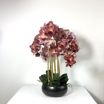 Orchid Real Touch Modern planter