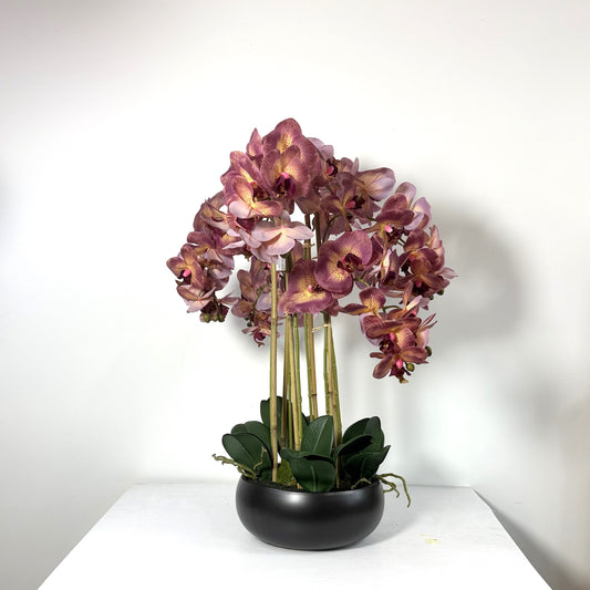 Orchid Real Touch Modern planter