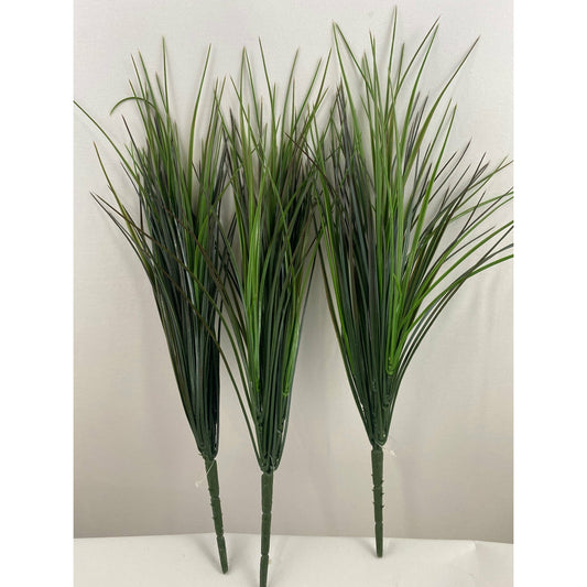Straight Grass Burgundy Green 20" - Pack of 3