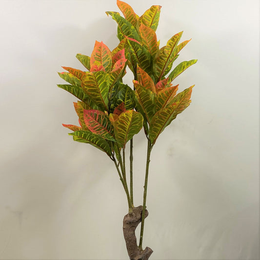 Croton Tree 43" - UV Protected