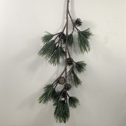 Pine spray 40" w cones